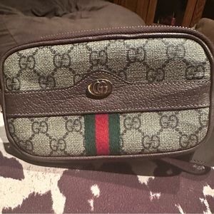 Authentic Gucci Ophidia belt bag. Coated Canvas
